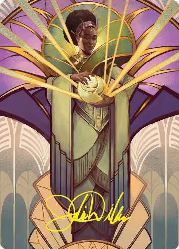 Bloom Tender Art Card (54/54) (Gold-Stamped Signature) (54), Art Series: Foundations — Magic card price