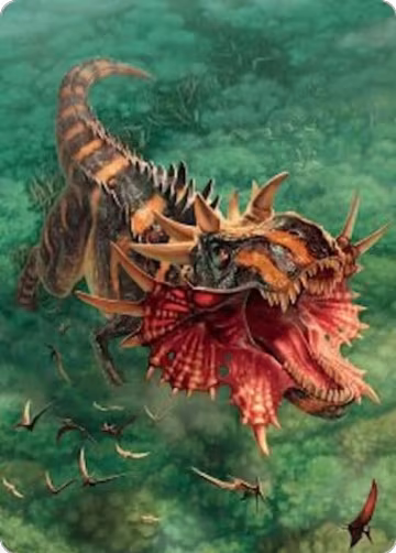 Gigantosaurus Art Card (53/54) (53), Art Series: Foundations — Magic card price