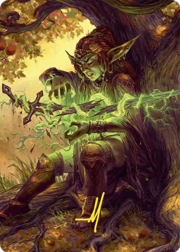 Reclamation Sage Art Card (45/54) (Gold-Stamped Signature) (45), Art Series: Foundations — Magic card price