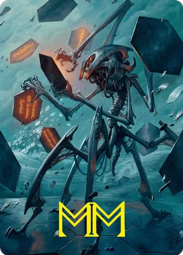 Scrawling Crawler Art Card (50/54) (Gold-Stamped Signature) (50), Art Series: Foundations — Magic card price