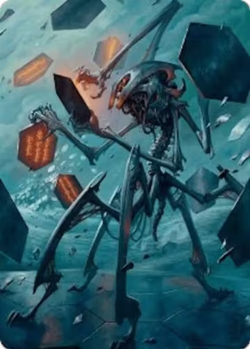 Scrawling Crawler Art Card (50/54) (50), Art Series: Foundations — Magic card price
