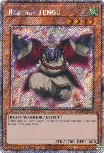 Reborn Tengu (Platinum Secret Rare) (RA03-EN251), Quarter Century Bonanza — Yu-Gi-Oh! card price