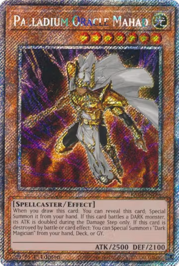 Palladium Oracle Mahad (Platinum Secret Rare) (RA03-EN266), Quarter Century Bonanza — Yu-Gi-Oh! card price