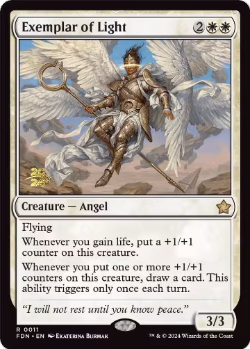 Exemplar of Light (11), Prerelease Cards — Magic card price