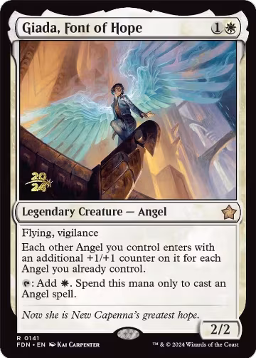 Giada, Font of Hope (FDN) (141), Prerelease Cards — Magic card price