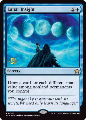 Lunar Insight (46), Prerelease Cards — Magic card price