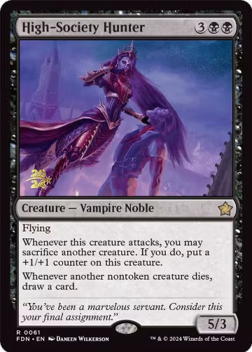 High-Society Hunter (61), Prerelease Cards — Magic card price