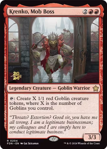 Krenko, Mob Boss (204), Prerelease Cards — Magic card price