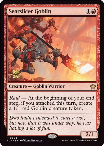 Searslicer Goblin (93), Prerelease Cards — Magic card price