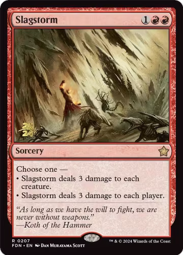 Slagstorm (207), Prerelease Cards — Magic card price