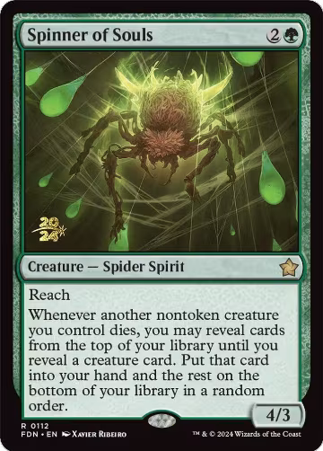 Spinner of Souls (112), Prerelease Cards — Magic card price