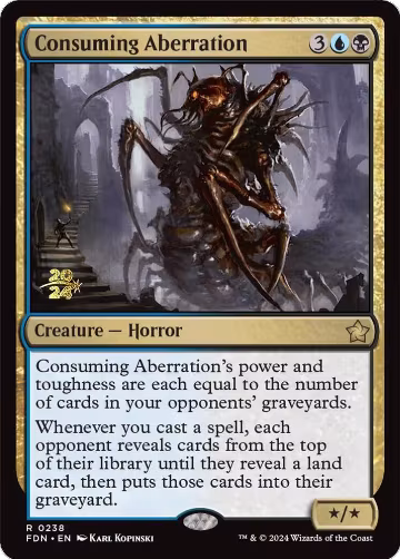 Consuming Aberration (FDN) (238), Prerelease Cards — Magic card price