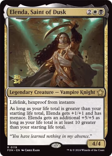 Elenda, Saint of Dusk (119), Prerelease Cards — Magic card price
