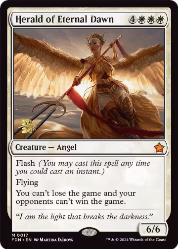 Herald of Eternal Dawn (17), Prerelease Cards — Magic card price