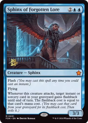 Sphinx of Forgotten Lore (51), Prerelease Cards — Magic card price