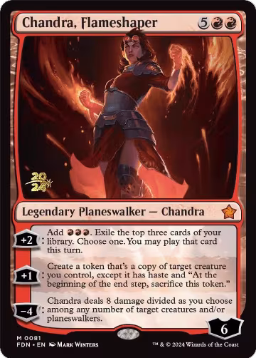 Chandra, Flameshaper (81), Prerelease Cards — Magic card price