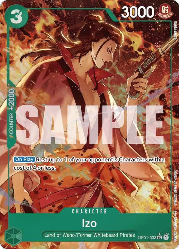 Izo (OP01-033) (Alternate Art) (OP01-033), Premium Booster -The Best- — One Piece card price