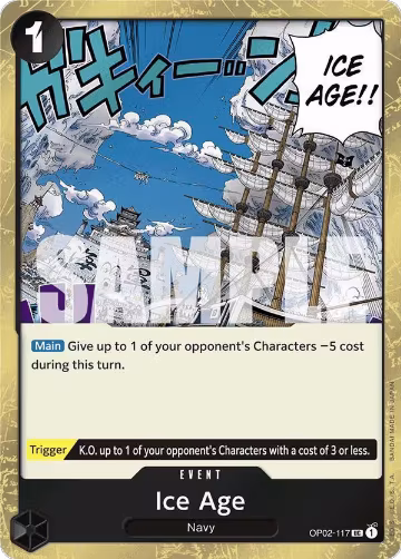 Ice Age (Jolly Roger Foil) (OP02-117), Premium Booster -The Best- — One Piece card price