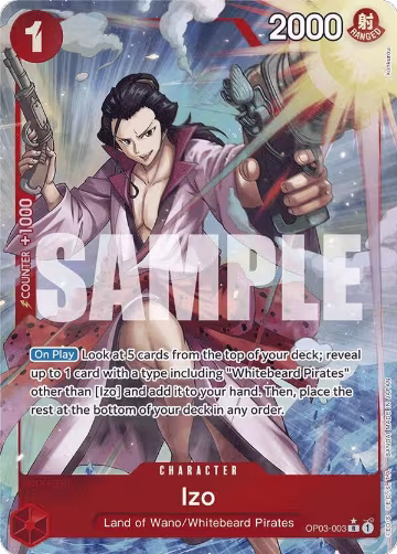 Izo (OP03-003) (Full Art) (OP03-003), Premium Booster -The Best- — One Piece card price