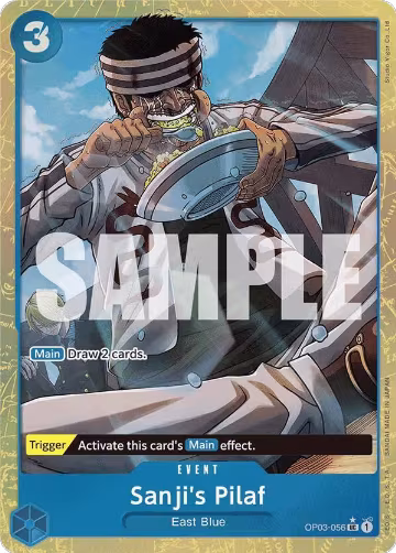 Sanji's Pilaf (Alternate Art) (OP03-056), Premium Booster -The Best- — One Piece card price