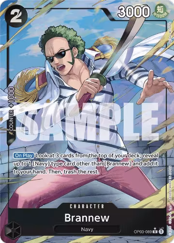 Brannew (Alternate Art) (OP03-089), Premium Booster -The Best- — One Piece card price