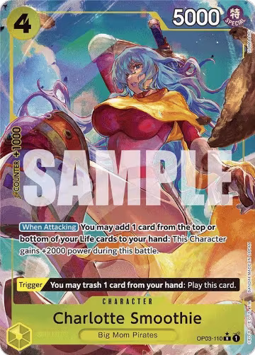 Charlotte Smoothie (Full Art) (OP03-110), Premium Booster -The Best- — One Piece card price