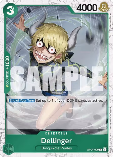 Dellinger (Jolly Roger Foil) (OP04-029), Premium Booster -The Best- — One Piece card price