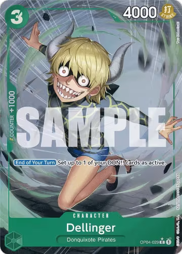 Dellinger (Full Art) (OP04-029), Premium Booster -The Best- — One Piece card price