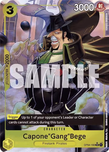 Capone"Gang"Bege (OP04-100) (Full Art) (OP04-100), Premium Booster -The Best- — One Piece card price