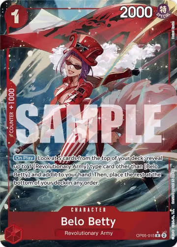 Belo Betty (Full Art) (OP05-015), Premium Booster -The Best- — One Piece card price