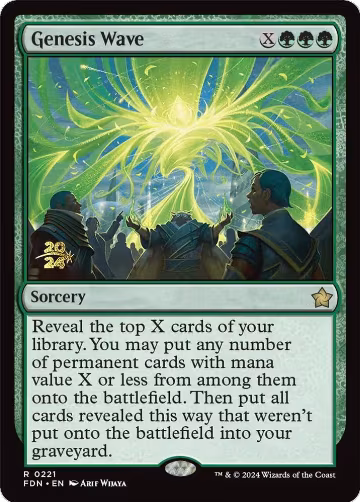 Genesis Wave (221), Prerelease Cards — Magic card price