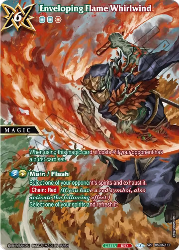 Enveloping Flame Whirlwind (SPR) (BSS06-113), Generational Link — Battle Spirits card price