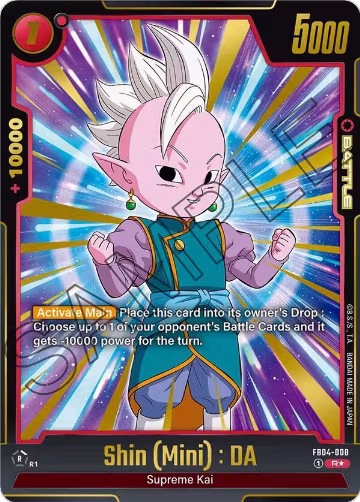 Shin (Mini) : DA (Alternate Art) (FB04-008), Ultra Limit — DB Fusion card price