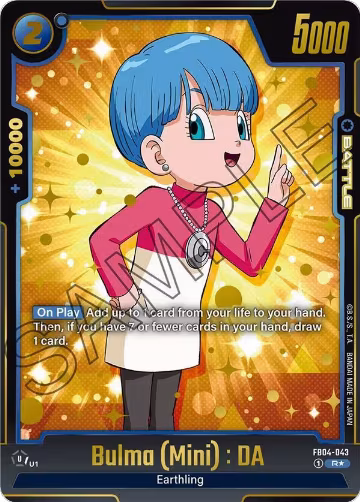 Bulma (Mini) : DA (Alternate Art) (FB04-043), Ultra Limit — DB Fusion card price