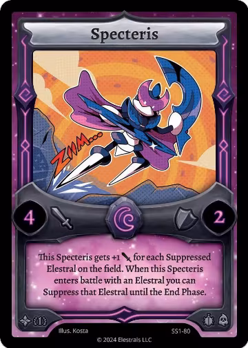 Specteris (SS1-80) (SS1-80), Shattered Stars Chapter 1 [SS1] — Elestrals card price