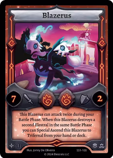 Blazerus (SS1-100), Shattered Stars Chapter 1 [SS1] — Elestrals card price