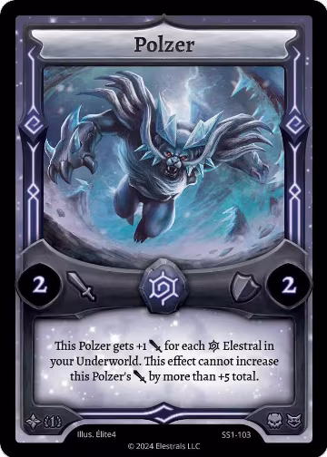 Polzer (SS1-103), Shattered Stars Chapter 1 [SS1] — Elestrals card price