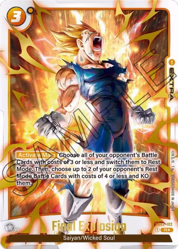 Final Explosion (Alternate Art) (FB03-102) — card price