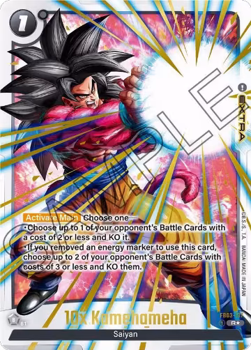 10x Kamehameha (Alternate Art) (FB03-137) — card price
