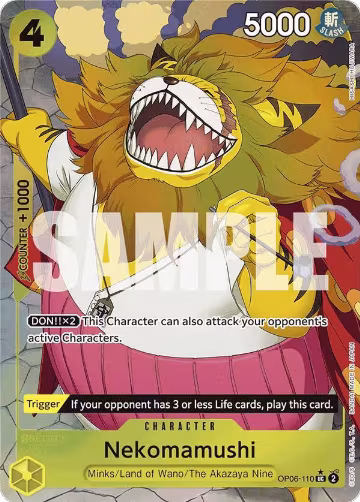 Nekomamushi (Full Art) (OP06-110), Premium Booster -The Best- — One Piece card price