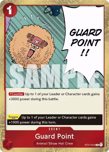 Guard Point (Jolly Roger Foil) (ST01-014), Premium Booster -The Best- — One Piece card price