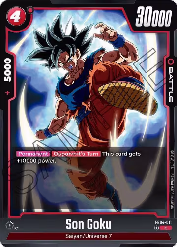 Son Goku - FB04-011 (FB04-011), Ultra Limit — DB Fusion card price