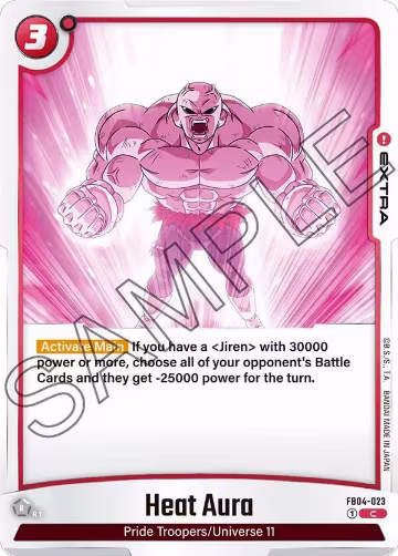 Heat Aura (FB04-023), Ultra Limit — DB Fusion card price