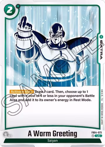 A Warm Greeting (FB04-073), Ultra Limit — DB Fusion card price