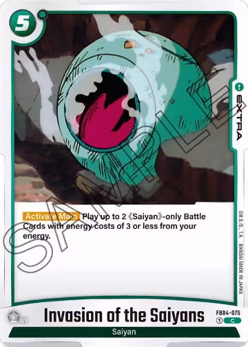 Invasion of the Saiyans (FB04-075), Ultra Limit — DB Fusion card price