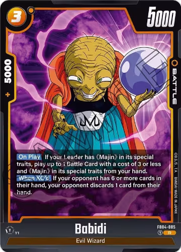 Babidi (FB04-085), Ultra Limit — DB Fusion card price