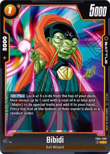 Bibidi (FB04-086), Ultra Limit — DB Fusion card price