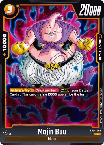 Majin Buu (FB04-090), Ultra Limit — DB Fusion card price