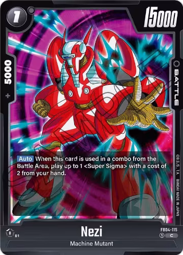 Nezi (FB04-115), Ultra Limit — DB Fusion card price