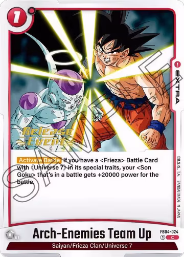 Arch-Enemies Team Up (FB04-024), Ultra Limit Release Event Cards — DB Fusion card price